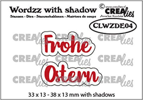 Crealies Stanzschablone - Frohe Ostern