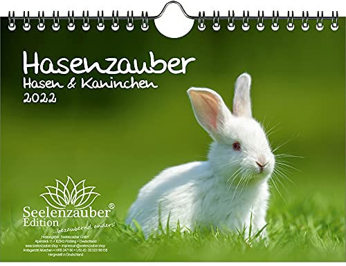 Hasenzauber Hasen und Kaninchen DIN A5 Wundkalender für 2022 - Seelenzauber