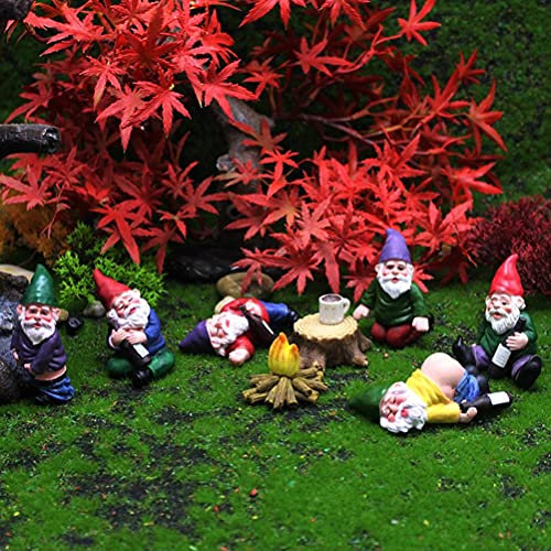 Garden Decorations, Garden Gnome Funny, Drunk Garden Dwarf Gnome Statue Drunk Dwarf Decoration Resin Crafts Drunk Gnome For Garden Desktop