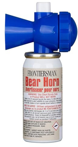 Frontiersman Bear Horn Sabre with Locking on/Off Feature 115dB Horn Compact 60- ¼ Second Bursts