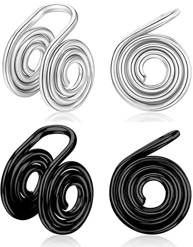 KWUNCCI Boucles d'oreilles à pression pour Keloids - 10 mm - Boucles d'oreilles à clip en acier inoxydable - Faux piercing pour homme et femme, 10 mm, Acier inoxydable, Pas de gemme