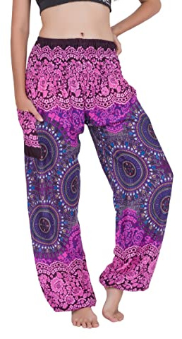 CHAINUPON Harem Trousers Loose Yoga Hippie Casual Pants
