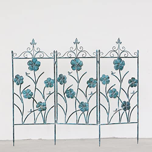 ZYFA Rankgitter Rankzaun Kletterhilfe Rosengitter Beetzaun Kletterpflanzen Beeteinfassung Rankhilfe Spalier Garten Pflanzengitter Blumengitter for Kletterpflanzen,Gartendeko Pflanzen Deko,Rosen