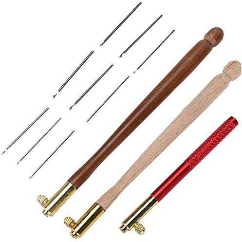 Tambour Stickerei Kit Haken Tambor Häkel Haken Verriegelung Perlen Nadel für Kreative Hobbys für Stickerei Perlen Stricken Diy Nähwerk Zeug