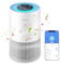 GoveeLife - Purificadores de aire inteligentes para recámara, filtro portátil HEPA con control WiFi Alexa para mascotas olores de pelo de polen, purificador de aire silencioso de 24 dB con 3