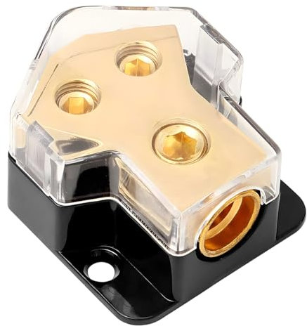 CGEAMDY Auto-Stromverteilerblock, Erdungsverteilung Verteilung Der Car Audio Stromversorgung, Kraftfahrzeug-Audio-Sicherungshalter-Stromverteilerblock, Für Autogebrauch