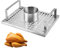 NASSMOSSE Soporte vertical para asador de pollo para latas de cerveza