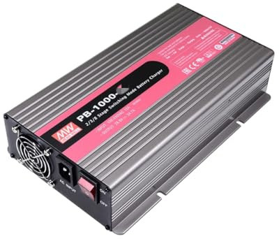MEAN WELL PB 1000W 13.8V 60A Battery Chargers Adapter, PB-1000-12 AC-DC Switching Power Supply Driver Converter Transformer