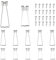 NCOALE 12PCS Photo Frame Stand, 2 Sizes Metal Picture Frame Stand Easel Back Support with 24pcs Screws, Tabletop Picture Stands Photo Frame Accessories