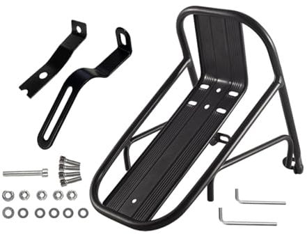 LOVIVER Fahrradgabel Rack Bike Front Rack Träger Fracht Pannier Gepäck Rack für Reiten