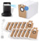 12 Pack Bolsas de Recambio compatible con Conga 2299/2499/7490/8290 Aspirador Accesorios 3L Bolsas de Polvo para Conga 2299/2499/8290/7490 Immortal con Cepillo de Limpieza