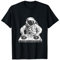 Astronaut DJ Musikproduzent Beatmaker Plattenspieler DJ Astronaut T-Shirt