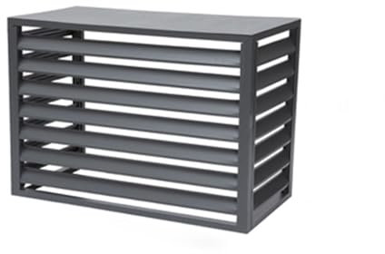 Deflector de aire acondicionado para ventana, cubierta exterior para unidad de aire acondicionado, cubierta de aire acondicionado dividida para uso en interiores y exteriores, reducción de ruido y