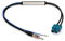 Auto FM Radioantenne | Doppelter Fakra auf DIN Steckeradapter mit Phantomspeisung | FM Radio Signalverstärker | Kompatibel mit Fahrzeug Audio Stereo Head Unit von Volkswagen, VW, Audi, Skoda, BMW