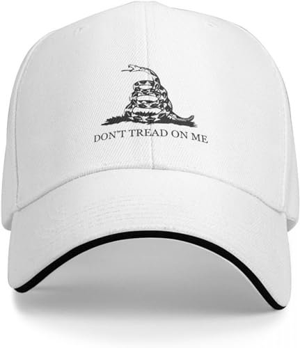 Baseballkappe Hip Hop Sonnenhut Gadsden Flag Don't Tread on me Cap Baseball Cap Caps Herren Cap Damen Geburtstagsgeschenk