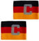 JAWUZ 2 Stück kapitänsbinde fussball,kapitänsbinde kinder,elastisch, für Jungen, Männer und Mädchen, viele Sportarten (Deutschland)