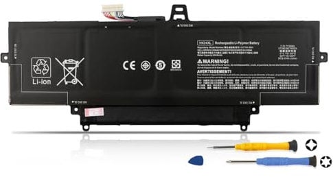 K KYUER 54Wh HK04XL Laptop Akku für HP EliteBook x360 1030 G7 G8,EliteBook x360 1040 G7 G8 2-in-1 Convertible Notebook PC Series HK04054XL-PL HSTNN-IB9H L82391-005 L82391-006 L82391-007 L79376-1B1
