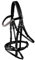 WALDHAUSEN Trensenzaum Happy Hearts, schwarz, Pony