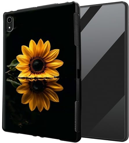 DIGTIALL TPU-Hülle für iPad Air 3. Generation 2019/iPad Pro 10,5 Zoll 2017/iPad 7 10,2 2019/2020, iPad 9 2021, ultradünne Schutzhülle, stoßfeste Schutzhülle, Sonnenblumengelb