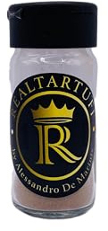 RealTartufi - Polvere di Tartufo Nero 30 g, Condimento essiccato, ideale per condire piatti pronti, pasta, pizza, fritti, snack salati, gelato, insaccati, Gluten Free, Vegan