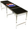 Red Cup Pong Bier-Pong-Tisch, zusammenklappbar, mit Flaschenöffner, Ballablage und 6 Pong Bälle, Sport-Design, 2,4 m