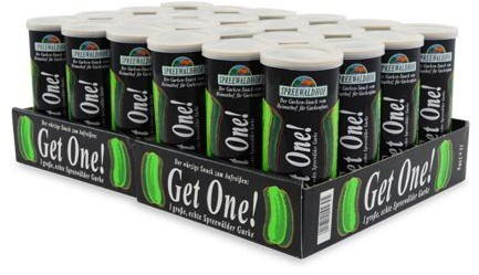 Gurken Snack Get One - Die Gewürzgurke aus der Dose (24 x 1 Gurke / 100 g)