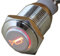 E-Support™ - Interruttore a pressione per auto e barche, in metallo, 12 V, luce rossa a LED