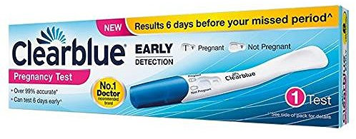 Clearblue - Prueba de embarazo Ultratemprana (10 mIU), resultados 6 días antes, 1 test