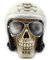 CBK-MS Skull Totenkopf mit Motorradhelm und Sonnenbrille Halloween Sparschwein Spardose Totenschädel