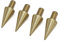 PrecisionGeek - M5 8mm dia Brass Speaker Spikes - Set of 4 pcs