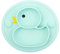 Assiettes à Ventouse en Silicone pour Bébés, Antidérapant Vaisselle et Bol pour Enfants, 100% sans BPA et approuvées par la FDA, aspiration forte à la table, lave-vaisselle et au micro-ondes