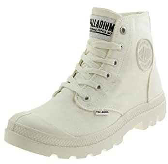 Palladium Pampa Monochrome, Sneaker Boots Unisex adulto, Blanco, 45 EU