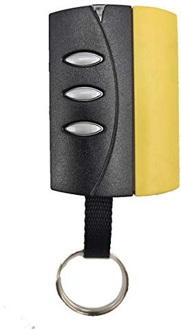 PUJOL Vario P215 Mando Garaje Frecuencia 433MHz 3 Botones Tapa Amarilla Emisor 3 Botones
