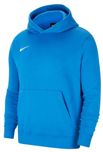 NIKE Kid Y Nk Flc Park20 Po Hoodie Sweatshirt, Royal Blue/White, L UK