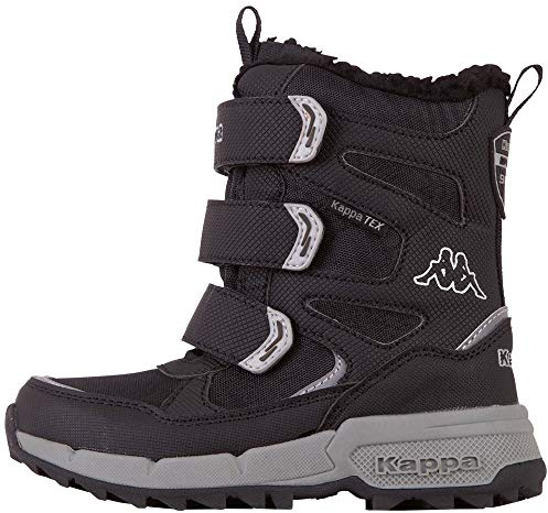 Kappa Unisex Kinder Stiefel Winterschuh gefüttert Schwarz 260902K