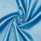 Hans-Textil-Shop Stoff Meterware Uni Glanz Satin - 1 Meter, Deko, Bekleidung, Vorhänge, Karneval, Fasching (Türkis)