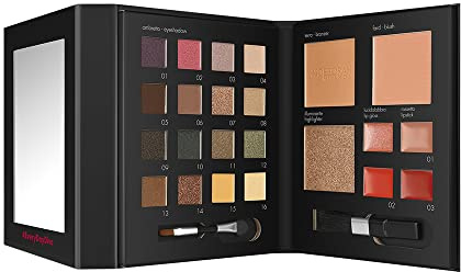 Deborah Milano - Trousse Set Regalo Donna Make Up Book Volume 2 Toni Caldi, Include Palette di Ombretti, Gloss, Rossetti e Polveri Viso dai diversi Finish e Colori, in Carta FSC
