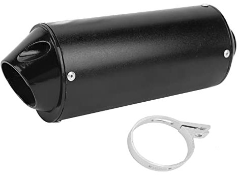 Rt Bike Silencieux 32Mm, Silencieux D'échappement En Métal 32Mm32Mm / 1.3In Silencieux De Tuyau D'échappement Silencieux Noir Pour 90Cc 110Cc 125Cc 150Cc 160Cc Atv Pit Bike Moto