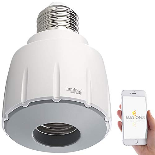 Luminea Home Control Lampensockel-Adapter: Smarte WLAN-E27-Lampenfassung, Versandrückläufer (Lampensockel Adapter E27, WLAN-Lampensockel-Adapter E27, LED Deckenleuchte)