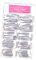 FRCOLOR 100Pcs False Nail Tips, White Plastic Nail Extension Forms, Ideal for Manicure and Home Use, Nail Art Decoration Accessory
