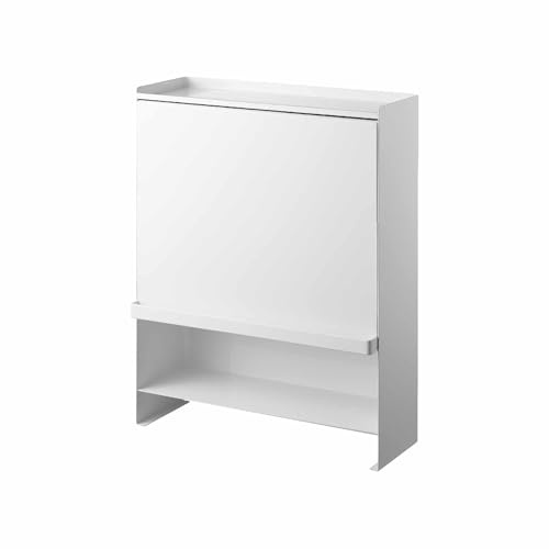 YAMAZAKI 2009 TOWER 3Tiered Seasoning Rack, white, Steel/POM Resin, 38 x 16.3 x 49.2 cm