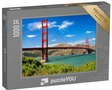 Puzzle 1000 Teile XXL „Die weltberühmte Golden Gate Bridge, San Francisco“ – aus der Puzzle-Kollektion Golden Gate Bridge