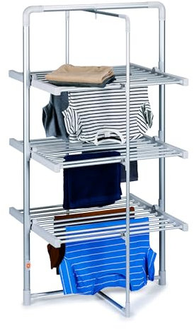 Dirt Devil Sechoir a Linge Pliable - Seche Linge - Tour de Séchage - 230V - 21 m - 30 Barres