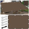 Toldo Vela de Sombra Rectangular 5x7M Impermeable Toldos Exterior Terraza Protección Rayos UV Resistente al Desgarro para Terraza Balcon Patio Exteriores Jardín con Ojales y Cuerdas de Fijación