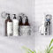 KatiKaddy Duschregal mit Saugnapf, ohne Bohren, große und kleine Dusch-Organizer, Regal, rostfrei, stabiles Zubehör, Aufbewahrungsregal, für Wohnung, Wand, Badezimmer, Wohnheim, Wohnmobil