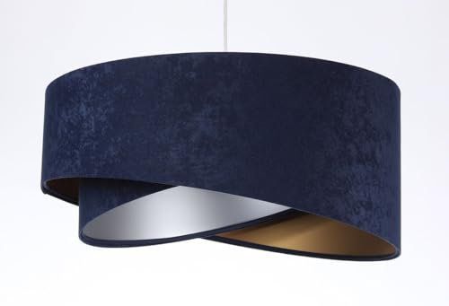 ONZENO Lightning Pendelleuchte Galaxy Nimbus Modern 60W LED IP 20 Modern Pendelleuchte für Innenraum Wohnzimmer, Wohnkultur, Büro, Küche, 50x23x23cm (Weiß)