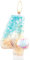 Mermaid Birthday Candles, Shell Sequins Candles for Cake, Girls 4th Birthday Decorations, Blue Ocean Birthday Candles, Conch Number 4 Candles Cake Toppers for Girls Boys Birthday Party Decorations