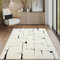the carpet Everest - moderner Kurzflor Teppich Wohnzimmer Schlafzimmer mit Hoch-Tief-Effekt, 3D Effekt, hohe Flordichte und angenehm weich, Creme, 120 x 170 cm