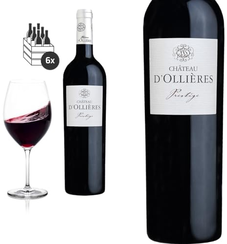 6er Karton 2020 Côteaux Varois en Provence rouge PRESTIGE von Château d'Ollières - Rotwein