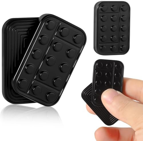Magnetisches Schieberegler Spielzeug, Fidget Toys Slider Schwarz Magnetisches Metall, Fidget Slider Spielzeug für Angstzustände,Geschenke für Kinder Erwachsene,EDC Metall Fidget Toys